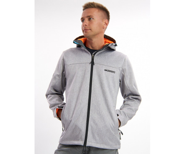 Ветровка мужская светло-серого цвета 759SS