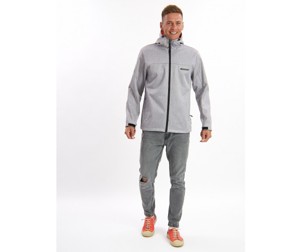 Ветровка мужская светло-серого цвета 759SS