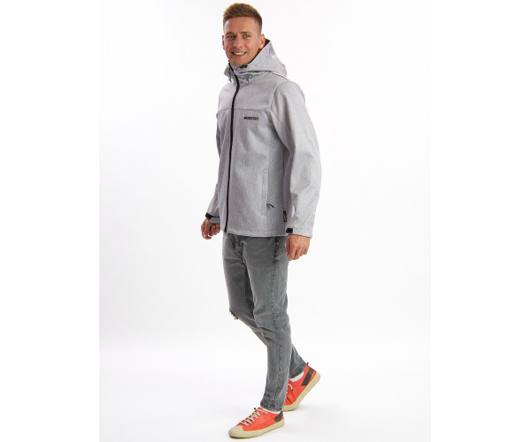 Ветровка мужская светло-серого цвета 759SS