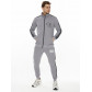 Спортивный костюм трикотажный серого цвета 9153Sr