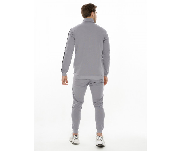 Спортивный костюм трикотажный серого цвета 9153Sr