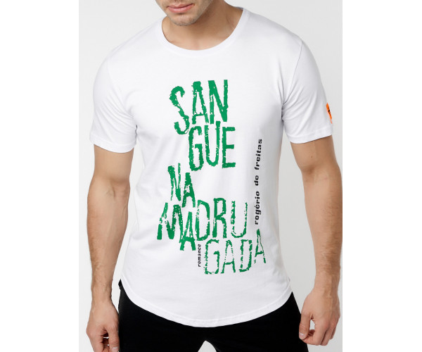 Мужская футболка с надписью белого цвета 221146Bl