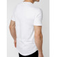 Мужская футболка с надписью белого цвета 221146Bl