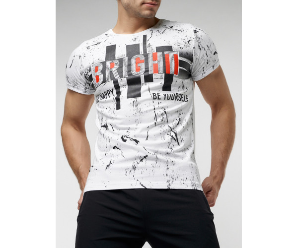 Подростковая футболка белого цвета 220146Bl