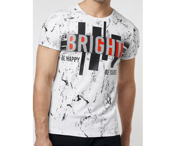 Подростковая футболка белого цвета 220146Bl