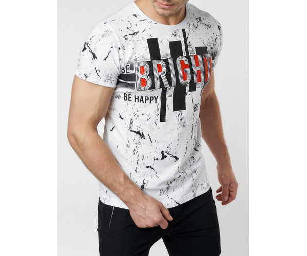 Подростковая футболка белого цвета 220146Bl