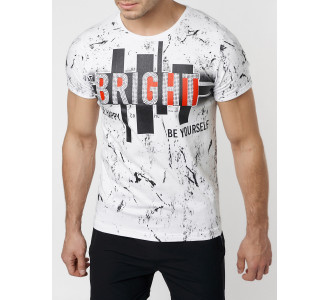 Подростковая футболка белого цвета 220146Bl