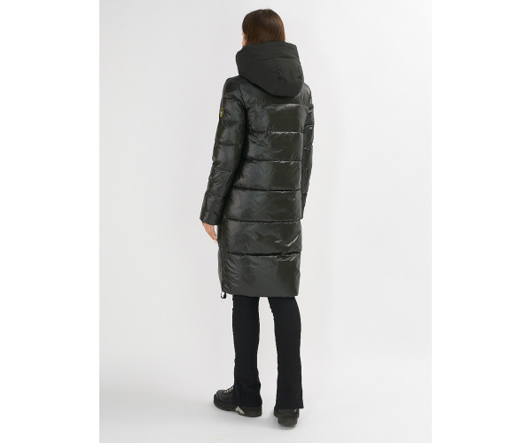 Куртка зимняя темно-зеленого цвета 72168TZ