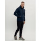 Худи мужские оверсайз с начосом темно-синего цвета 1087TS