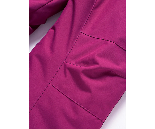 Горнолыжный костюм Valianly для девочки малинового цвета 9018M