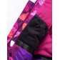 Горнолыжный костюм Valianly для девочки малинового цвета 9018M
