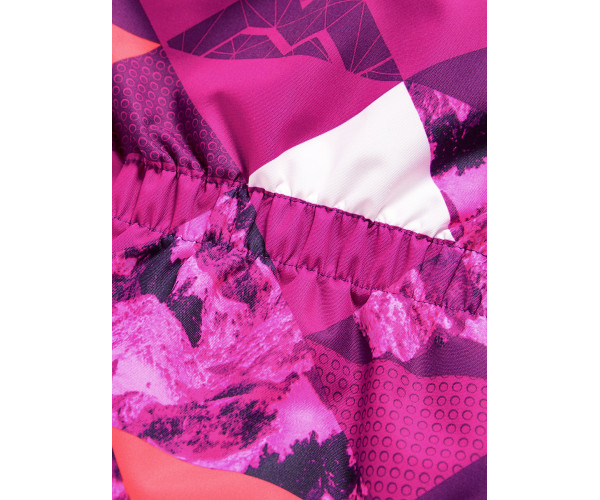 Горнолыжный костюм Valianly для девочки малинового цвета 9018M