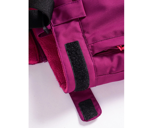 Горнолыжный костюм Valianly для девочки малинового цвета 9018M
