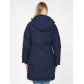 Женская зимняя парка темно-синего цвета 1806TS