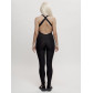 Комбинезон для фитнеса женский черного цвета 2005Ch