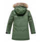 Подростковая для мальчика зимняя парка цвета хаки 9039Kh