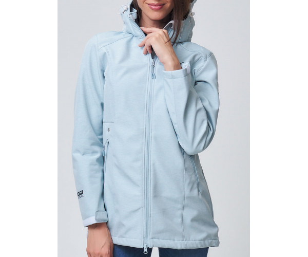 Ветровка  женская голубого цвета 2037Gl