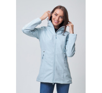 Ветровка  женская голубого цвета 2037Gl