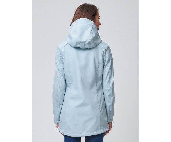 Ветровка  женская голубого цвета 2037Gl
