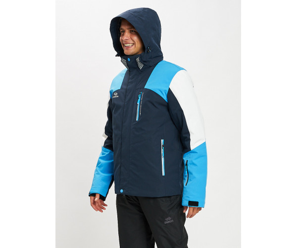 Горнолыжная куртка мужская синего цвета 77018S