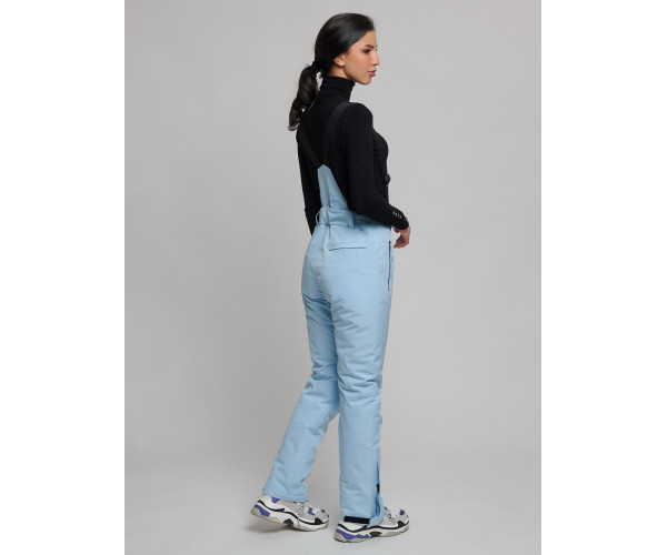 Горнолыжный костюм женский голубого цвета 77039Gl