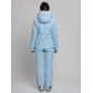Горнолыжный костюм женский голубого цвета 77039Gl