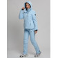 Горнолыжный костюм женский голубого цвета 77039Gl