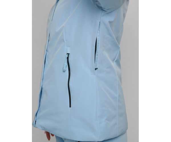 Горнолыжный костюм женский голубого цвета 77039Gl