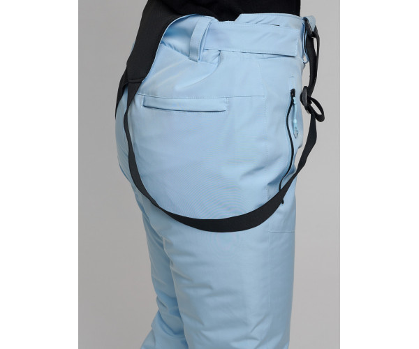 Горнолыжный костюм женский голубого цвета 77039Gl