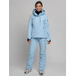 Горнолыжный костюм женский голубого цвета 77039Gl