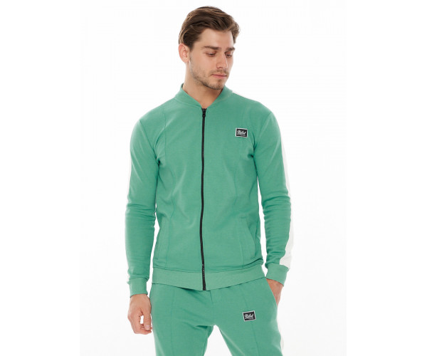 Трикотажный спортивный костюм салатового цвета 9152Sl