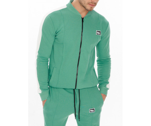 Трикотажный спортивный костюм салатового цвета 9152Sl