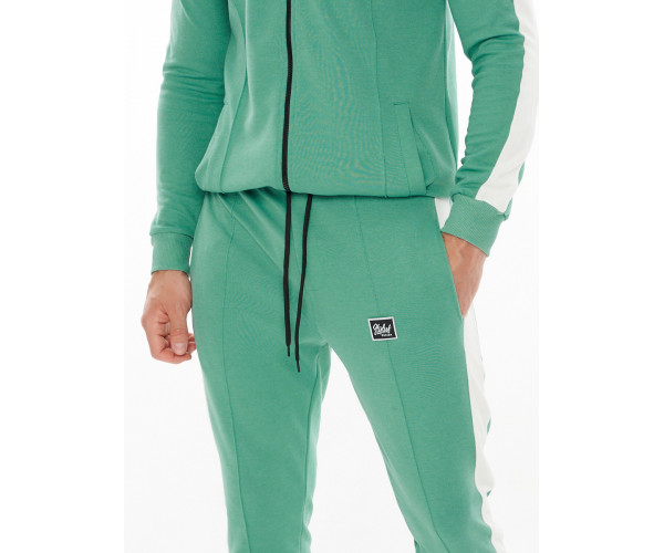 Трикотажный спортивный костюм салатового цвета 9152Sl