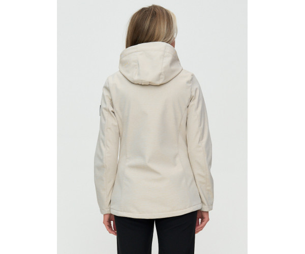 Костюм женский  бежевого цвета 02031B