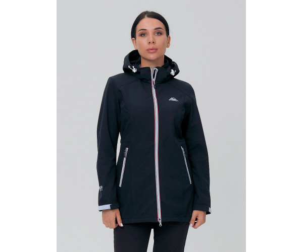 Костюм женский  черного цвета 02029Ch