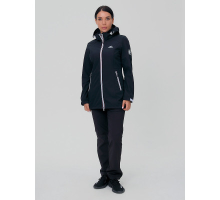 Костюм женский  черного цвета 02029Ch