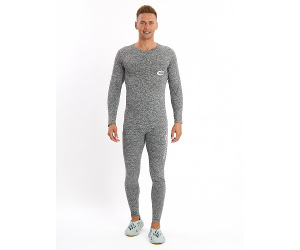 Термобелье мужское серого цвета 2208Sr