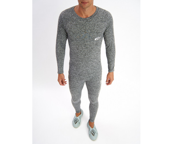 Термобелье мужское серого цвета 2208Sr