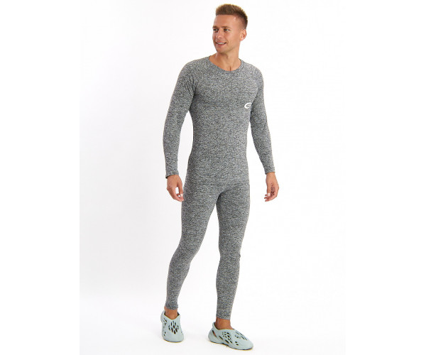 Термобелье мужское серого цвета 2208Sr