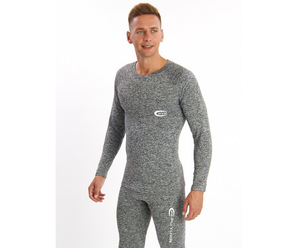 Термобелье мужское серого цвета 2208Sr