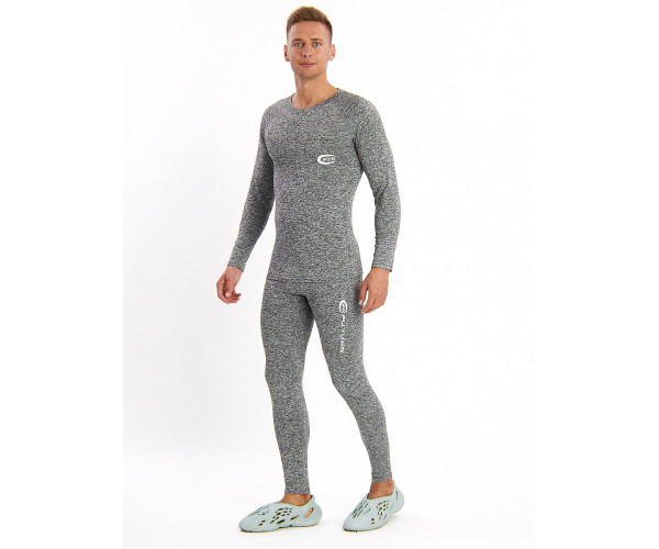 Термобелье мужское серого цвета 2208Sr