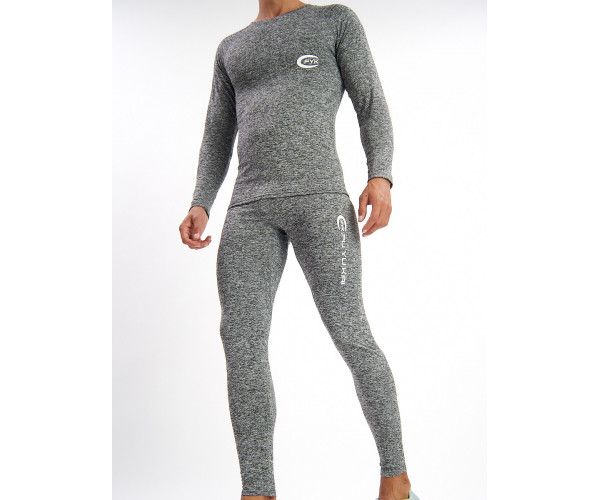 Термобелье мужское серого цвета 2208Sr