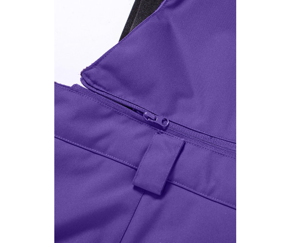 Горнолыжный костюм Valianly для девочки темно-фиолетового цвета 9018TF