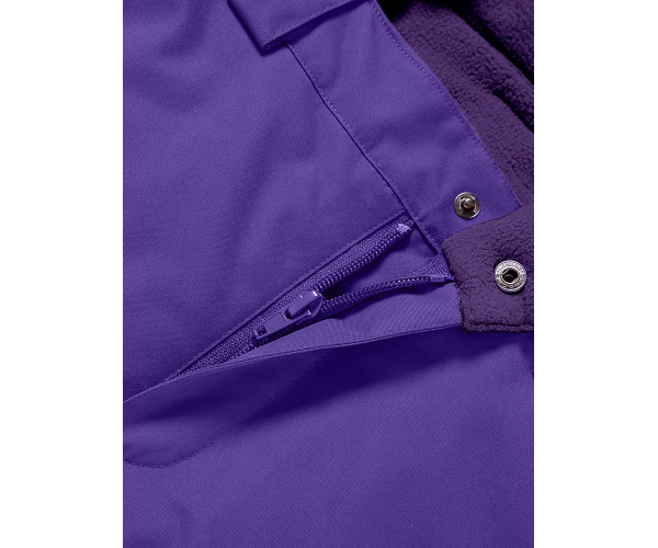 Горнолыжный костюм Valianly для девочки темно-фиолетового цвета 9018TF