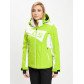 Горнолыжная куртка женская зеленого цвета 77030Z
