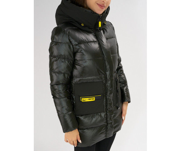 Куртка зимняя болотного цвета 7501Bt