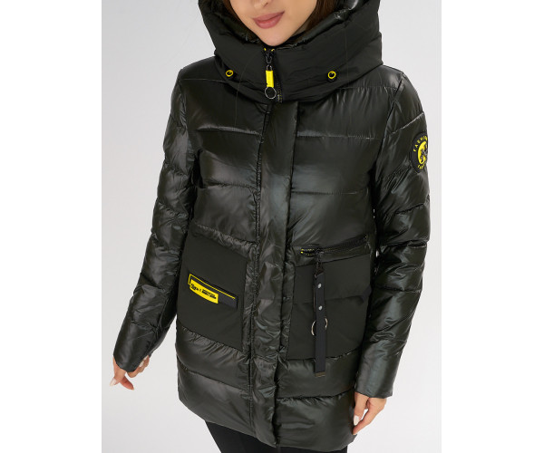 Куртка зимняя болотного цвета 7501Bt