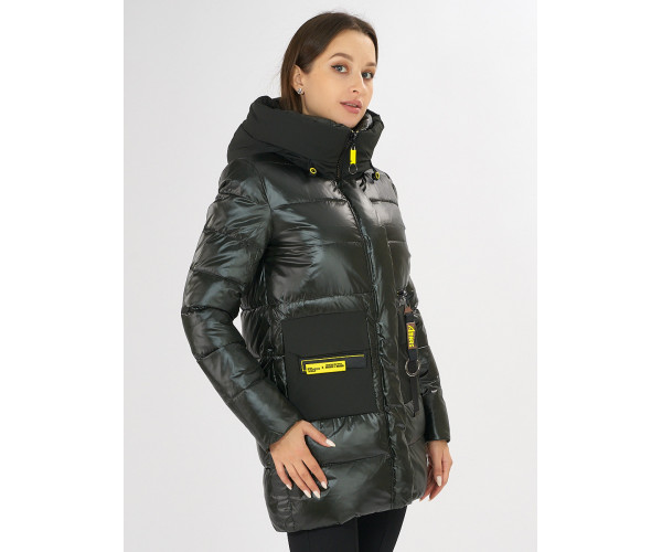 Куртка зимняя болотного цвета 7501Bt