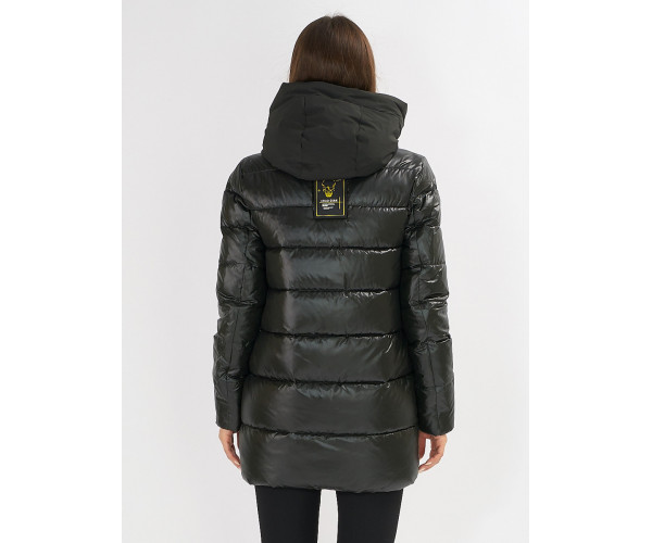 Куртка зимняя болотного цвета 7501Bt