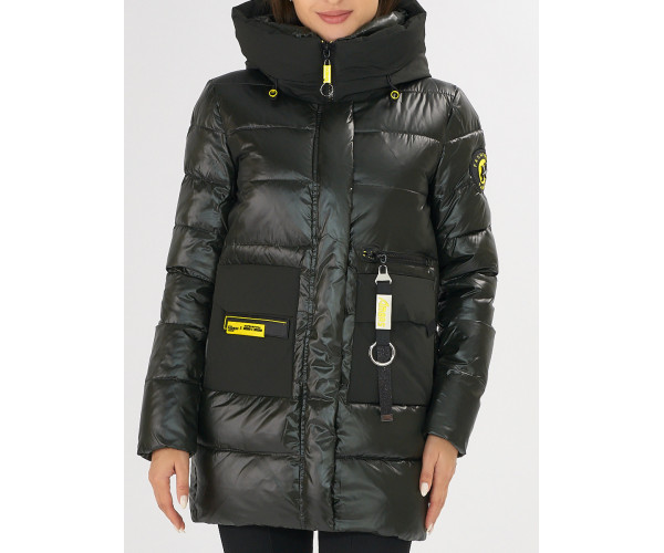 Куртка зимняя болотного цвета 7501Bt